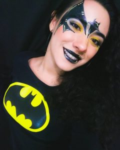 maquillaje con batman